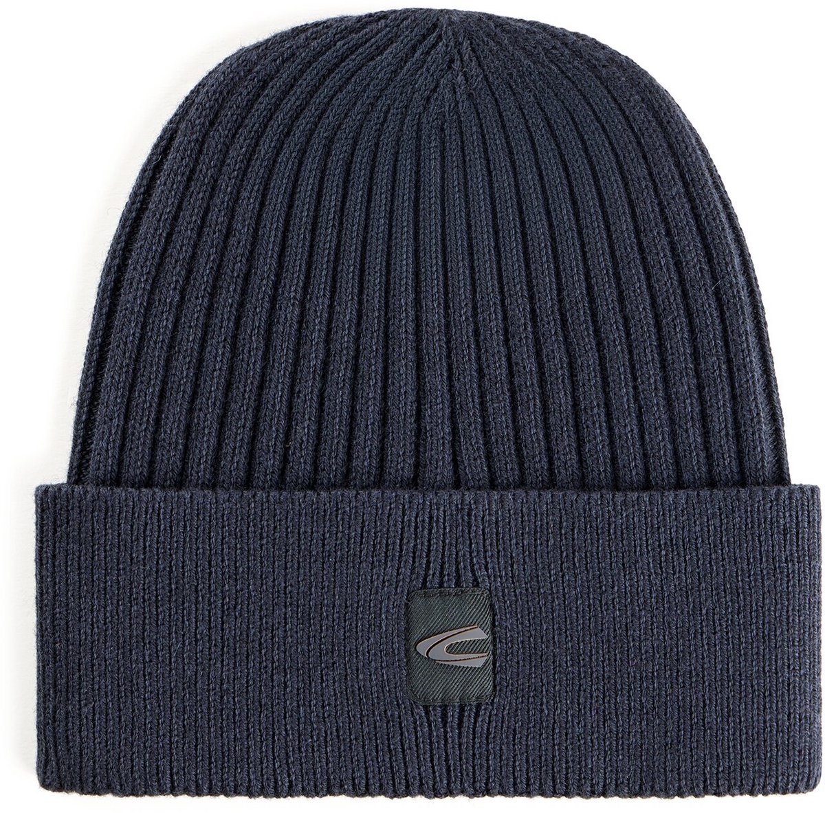 camel active Gebreide muts gemaakt van katoen-mix - Maat menswear-OS - Marineblauw