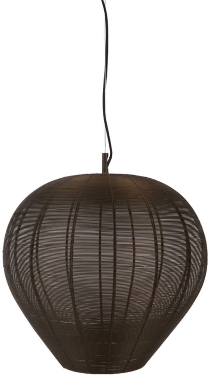 Light&living Hanglamp Ø40x42 cm HORAN mat bruin-brons