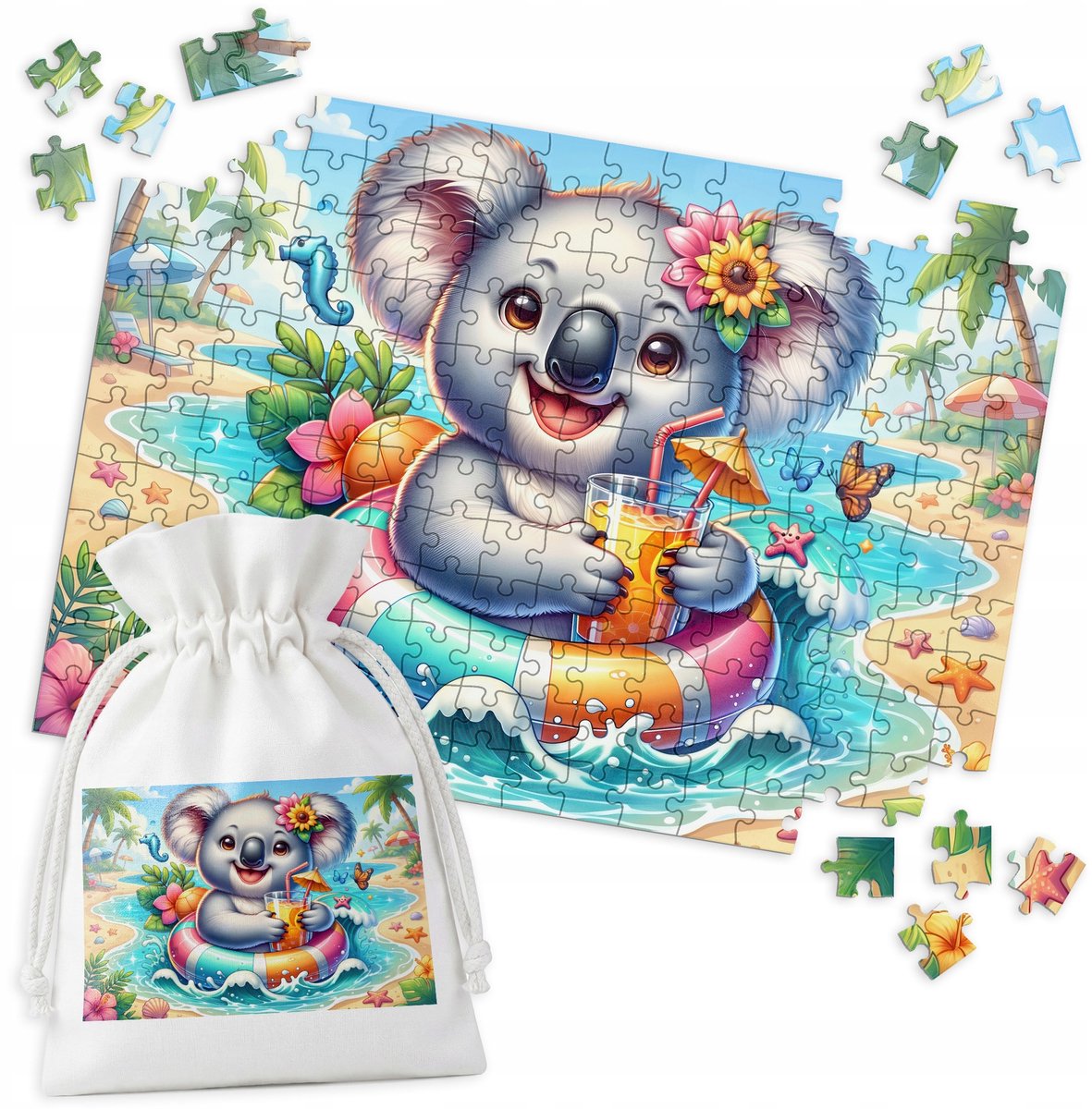 Merkloos Puzzel Koala Beach 192 stukjes