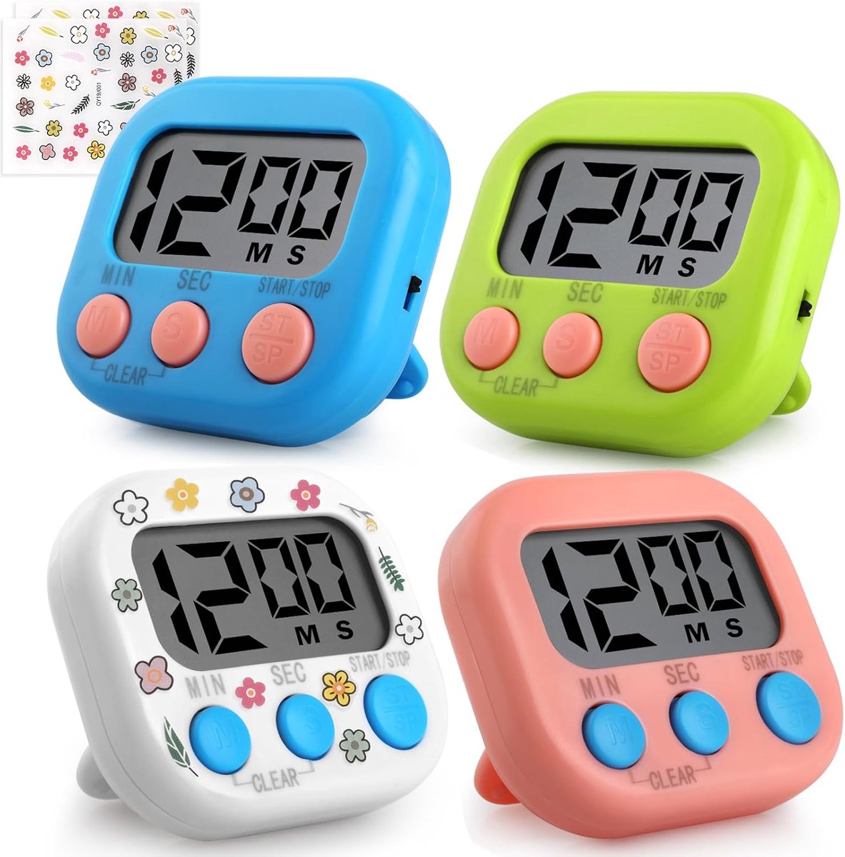 Kookwekker - Set van 4