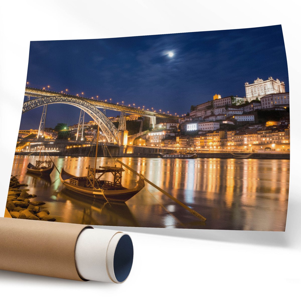 Coloray Polycanvas Poster - Zwarte Stof, Fotografie - 594 x 840 mm - Zwart-wit Kunst - Rechthoek - Kunstposter - Slaapkamer - Klassiek