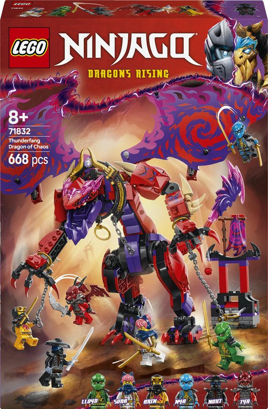 LEGO Ninjago Thunderfang, draak van chaos 71832