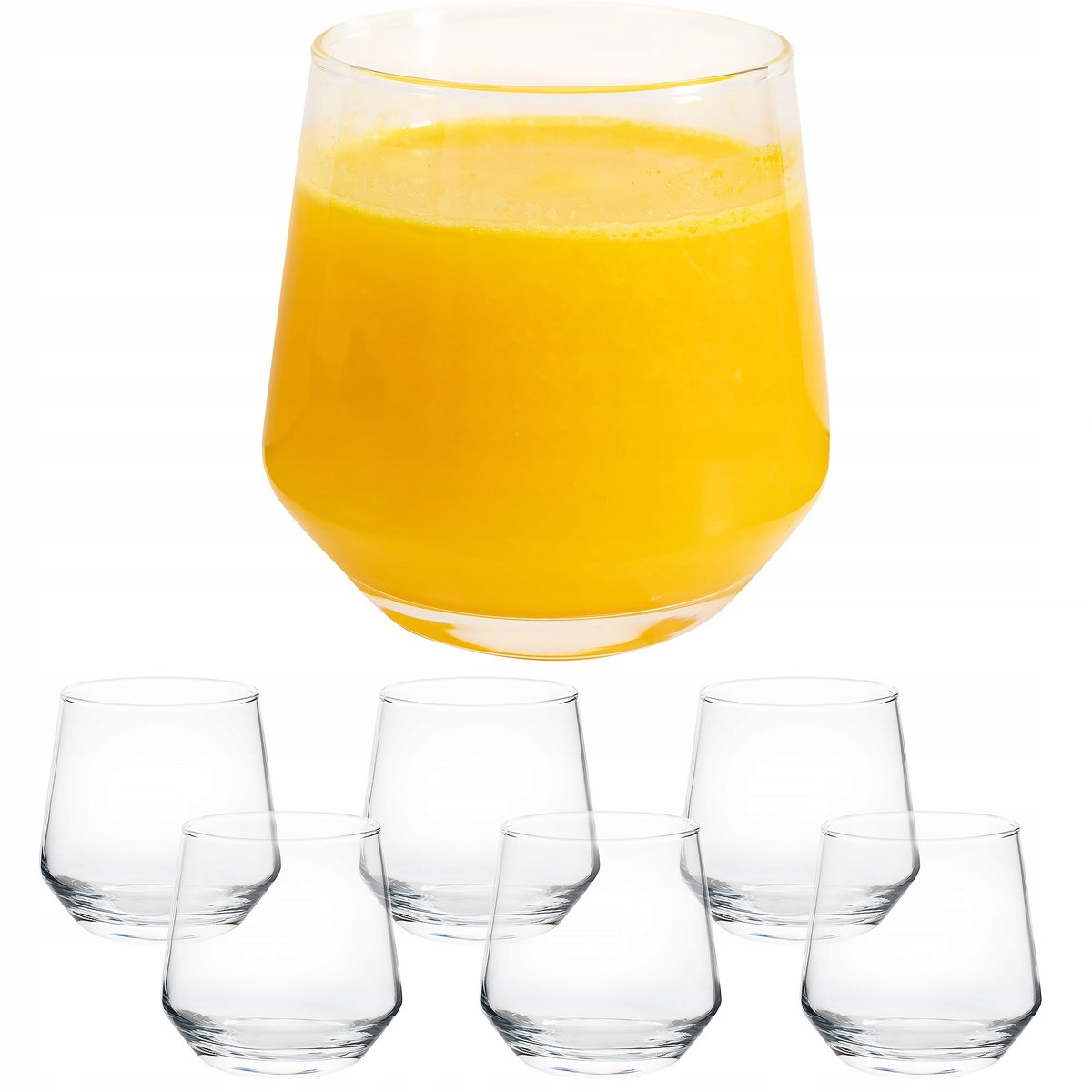 Set van 6 Glazen 370ml - Stijlvol en Elegant