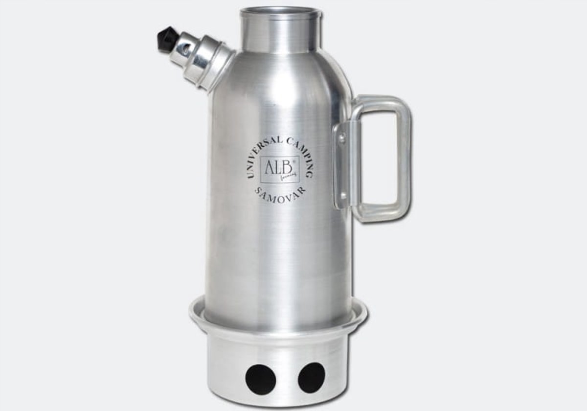 ALB Samowar 0,5L - Zilver Aluminium - Camping & Survival