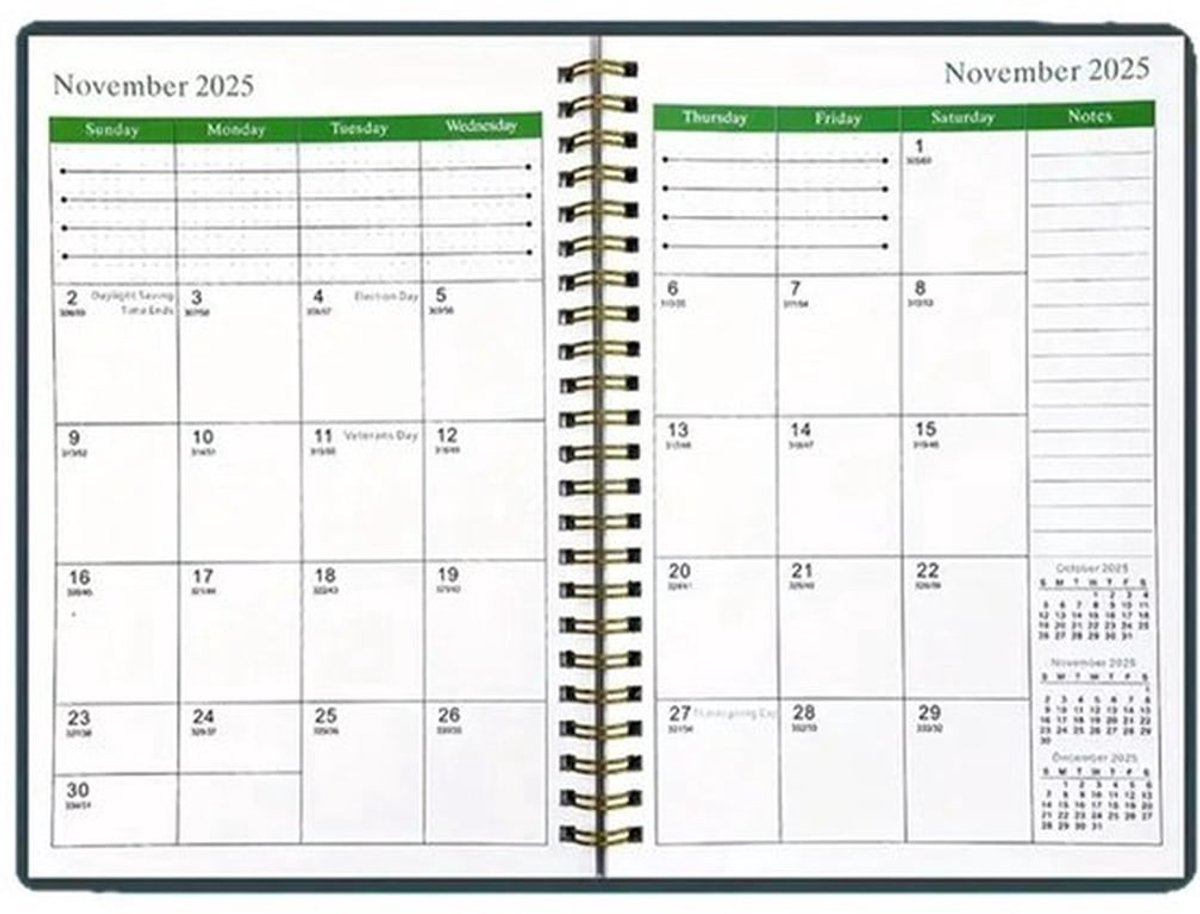 Maandplanner Agenda 2026-2028: Organizer en Dagboek voor School, Kantoor en Thuis