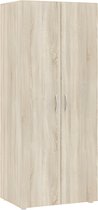 Armoire Interiax 'Verona' 2 Portes | Chêne Sonoma | 179x74x51,9 cm
