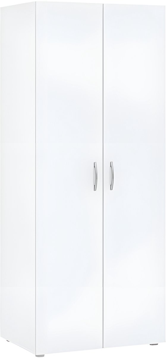 Interiax Kledingkast 'Verona' 2 Deuren | Wit | 179x74x51,9 cm