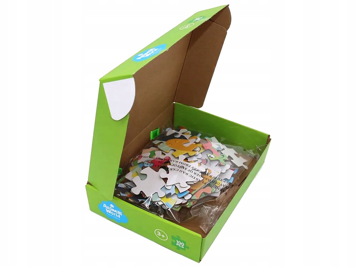 Educatieve kinderpuzzel Huisdieren 100 stukjes