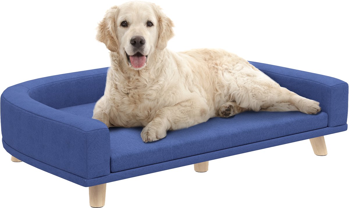 PawHut-Huisdierenbank - Polyester - 98x67x25cm - Blauw
