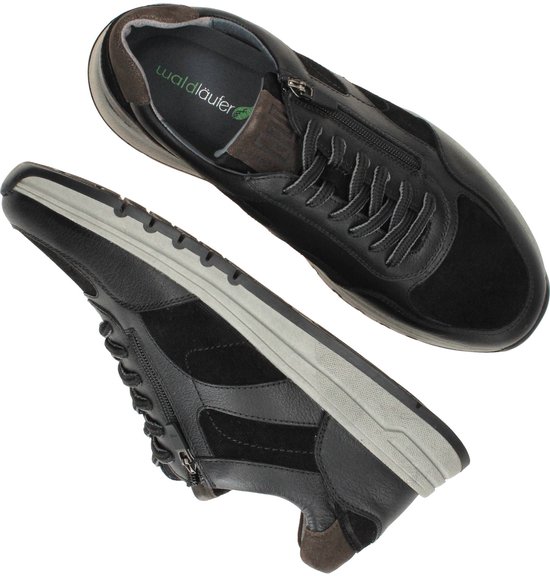 Waldlaufer Anton Veterschoenen - Heren - Zwart - Maat:44