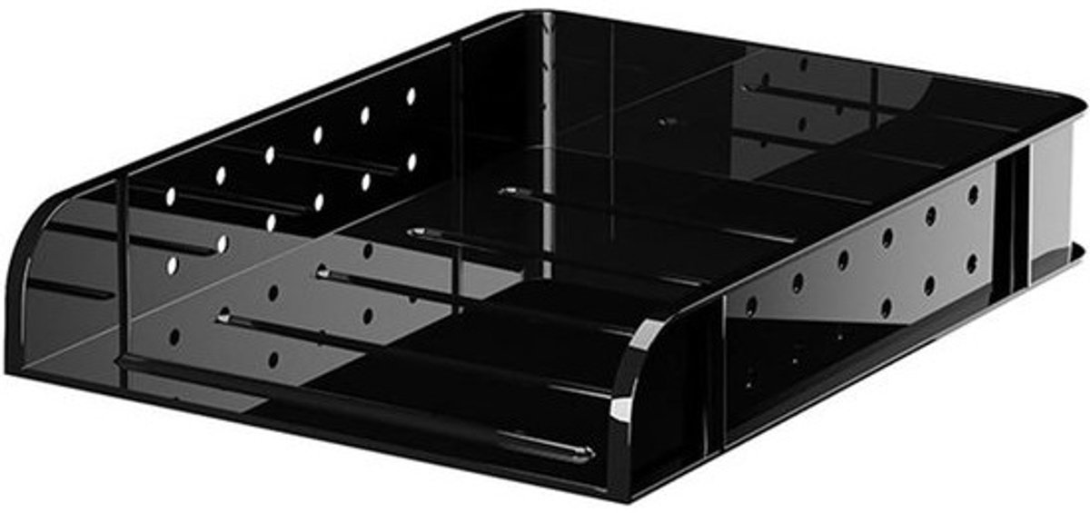Bureau Organizers - Document Lades Stapelbaar - Bureau Opruimen - Met Penhouder - 32.5 x 25 cm - Zwart