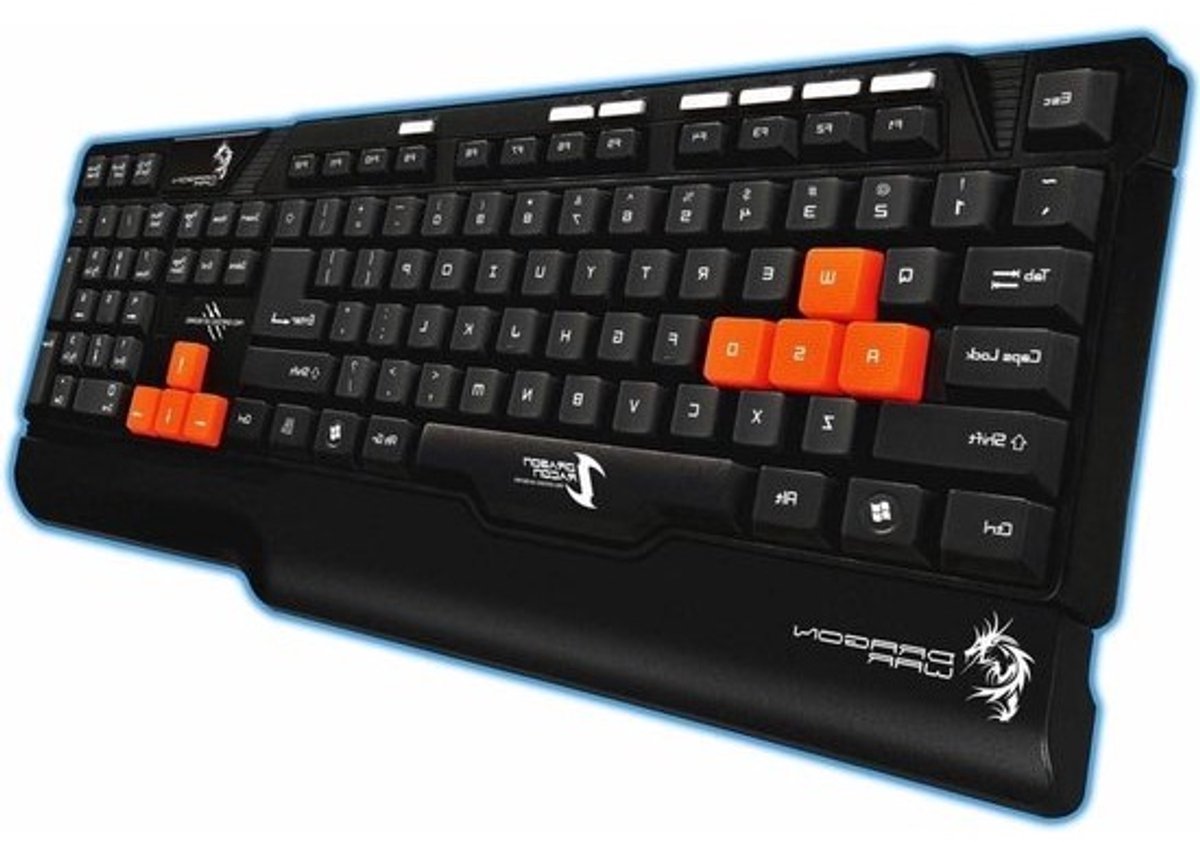 Gaming Toetsenbord - QWERTY Toetsenbord - PC Gaming - Gamen - 43 cm - Zwart
