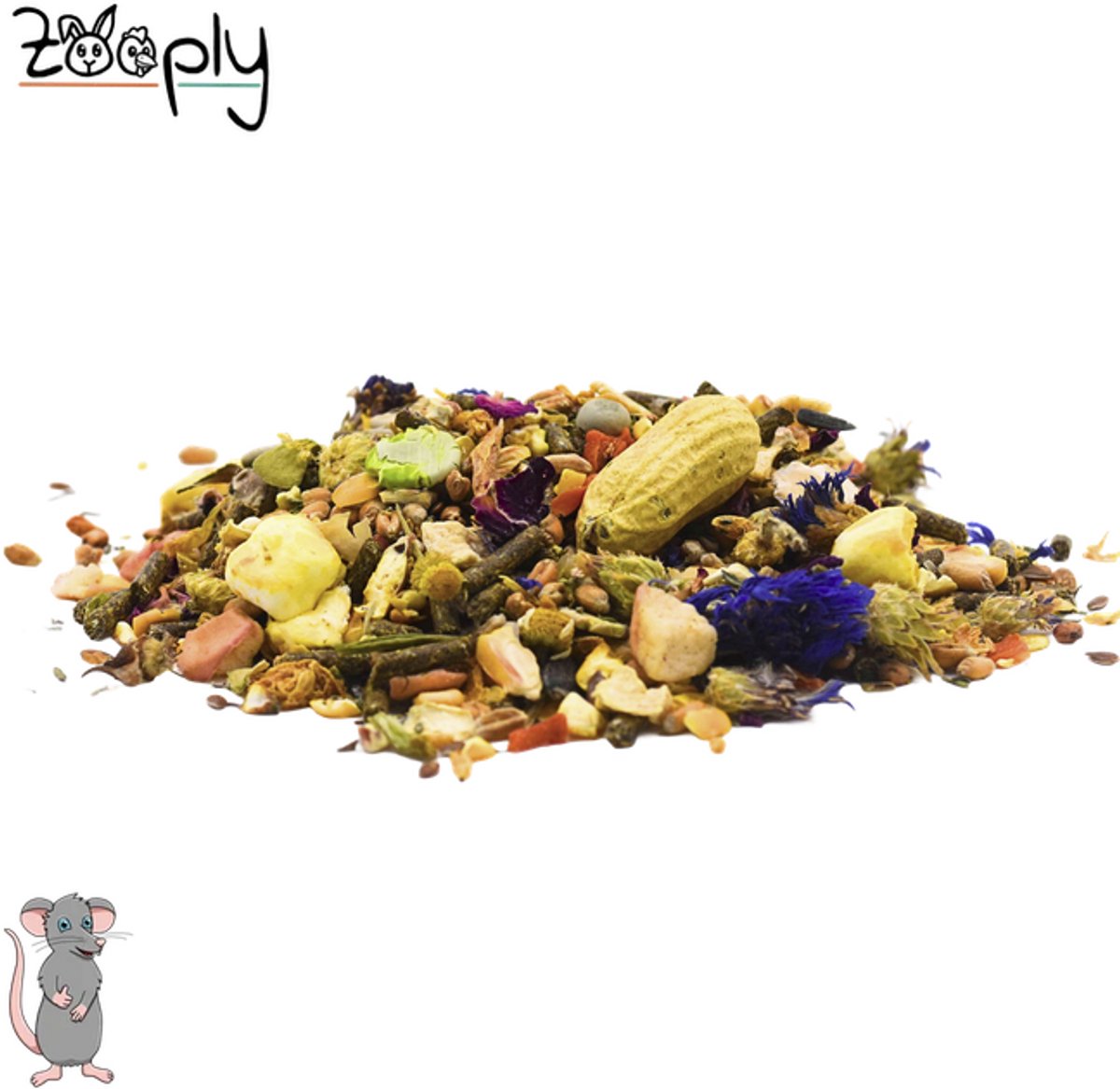 Zooply Rattenvoer - Knaagdierenvoer - Compleet voer - Voor ratten - 600 gram