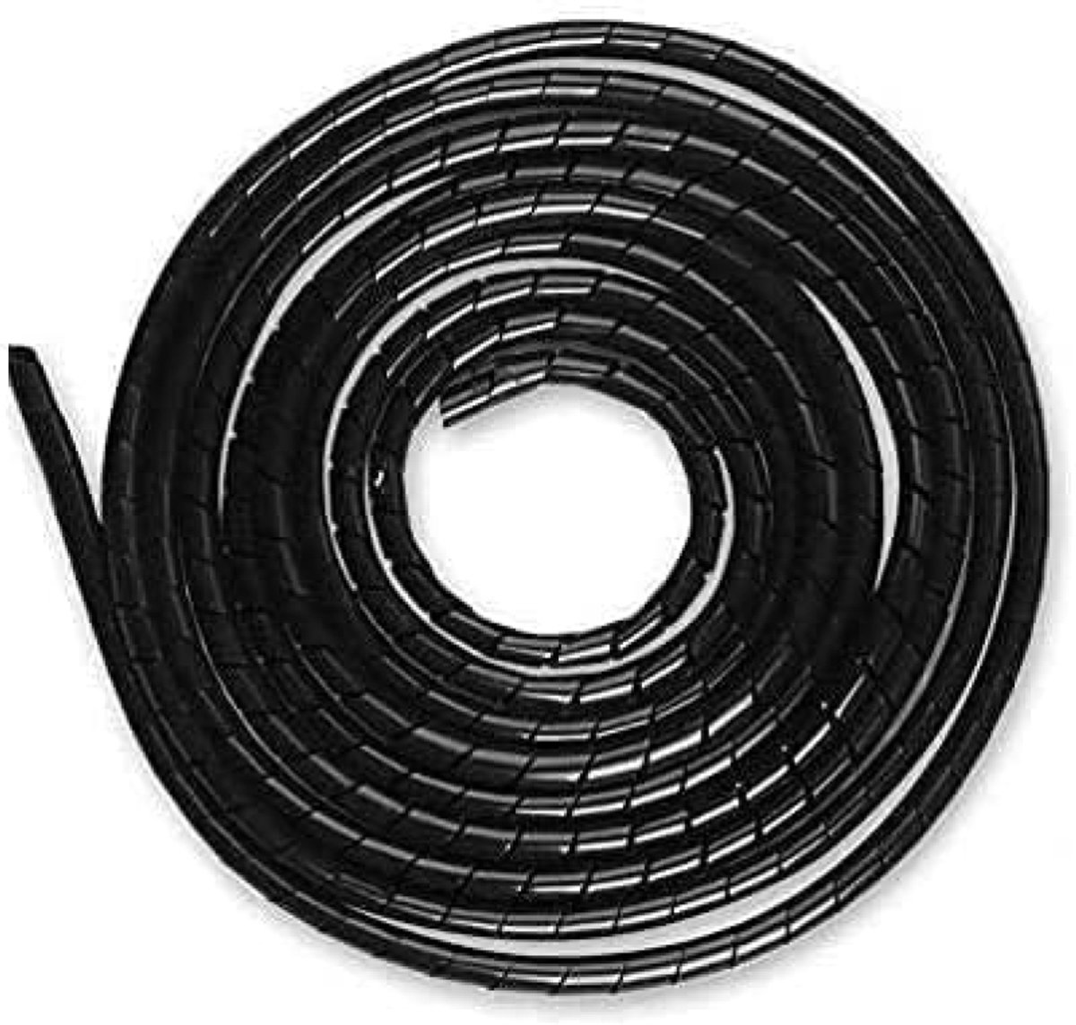 Arvion Kabelslang 4-50 mm (6 m) en 6-60 mm (4 m) - Totaal 10 m - Kabelgoot Kabelorganizer voor Kabelmanagement - Zwart
