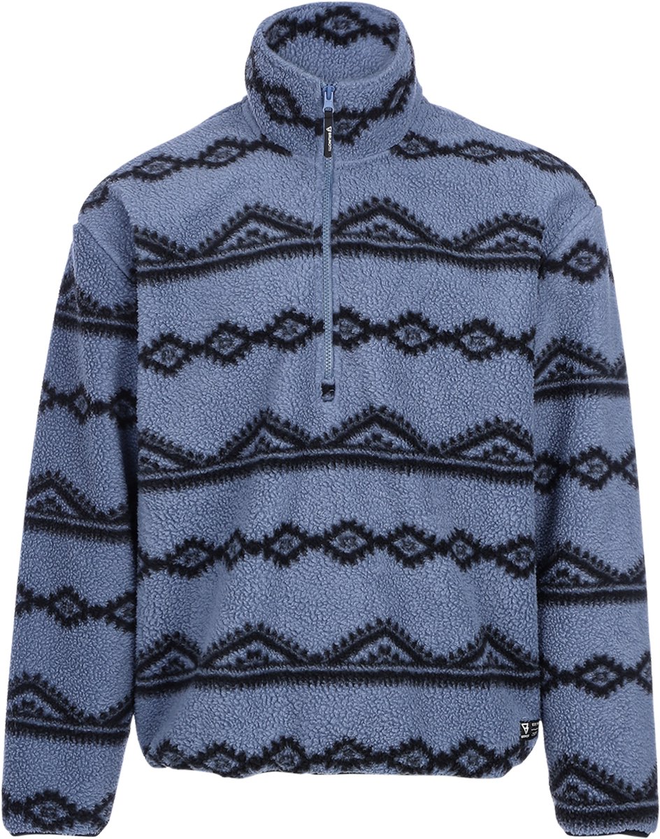 Brunotti - Kennet Teddy Fleece Heren - Flint Stone - Fleece met Rits - Regular Fit - Everyday Wear - XXXL