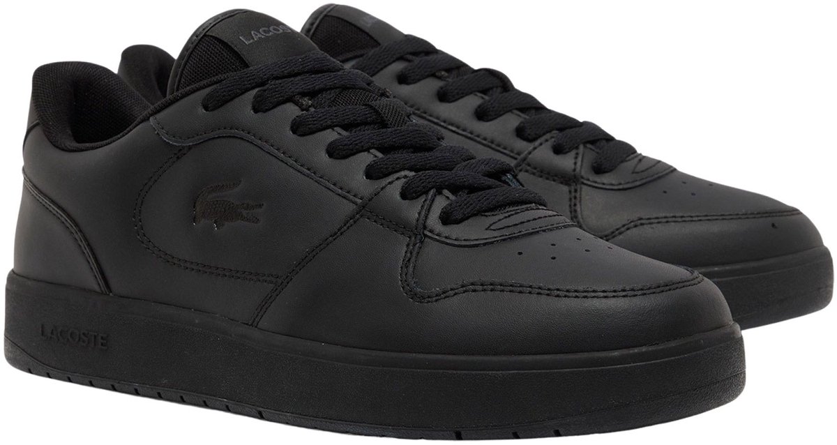 Lacoste Court Ace 225 1 Sma Blk/Blk Heren Sneakers - Zwart / Zwart
