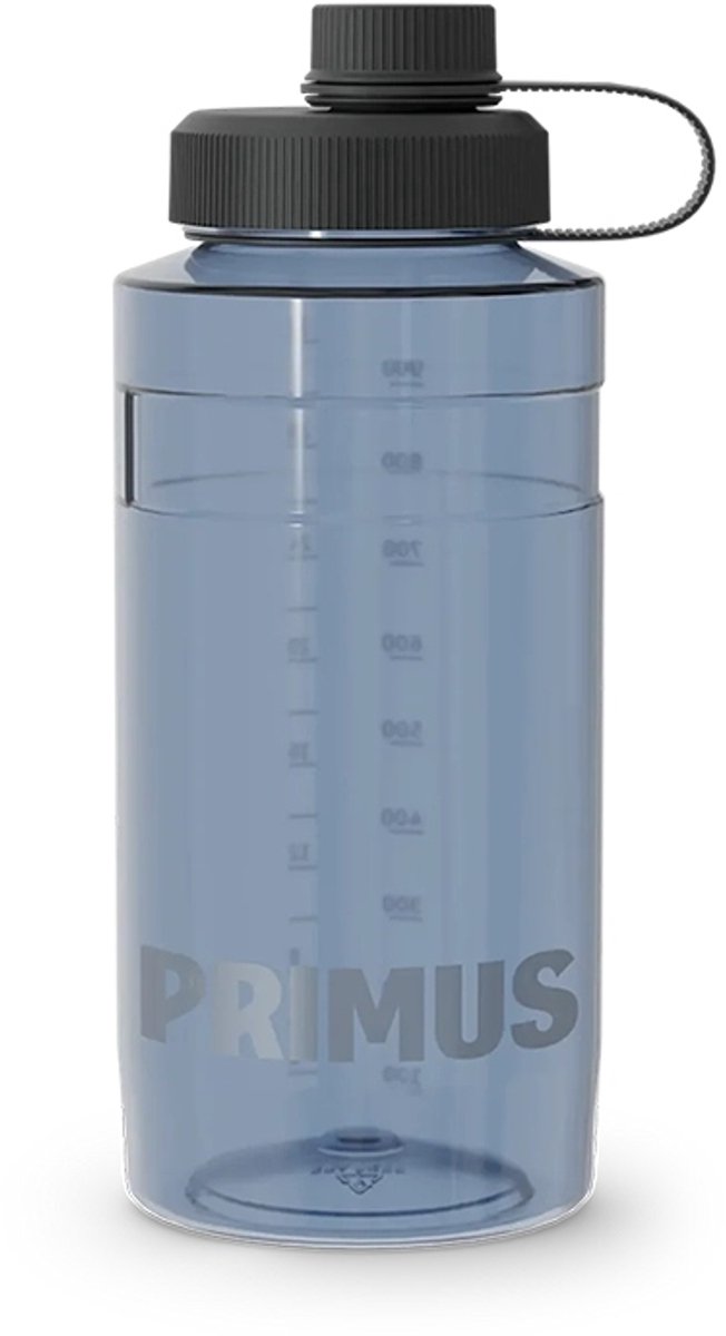 Primus Kvarts Tritan Waterfles 1L - Drinkdop - Gletsjerblauw