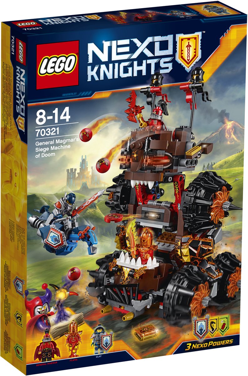 LEGO NEXO KNIGHTS Generaal Magmars belegeringsmachine 70321