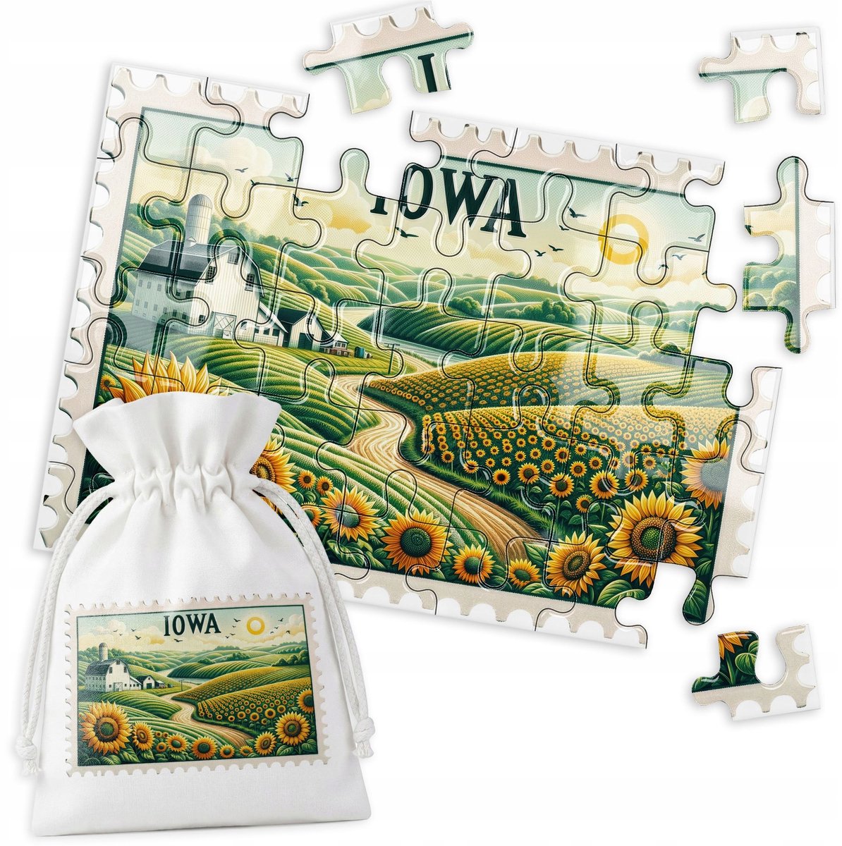 Puzzel Zonnebloemen 35 Stukjes - Educatief en Decoratief