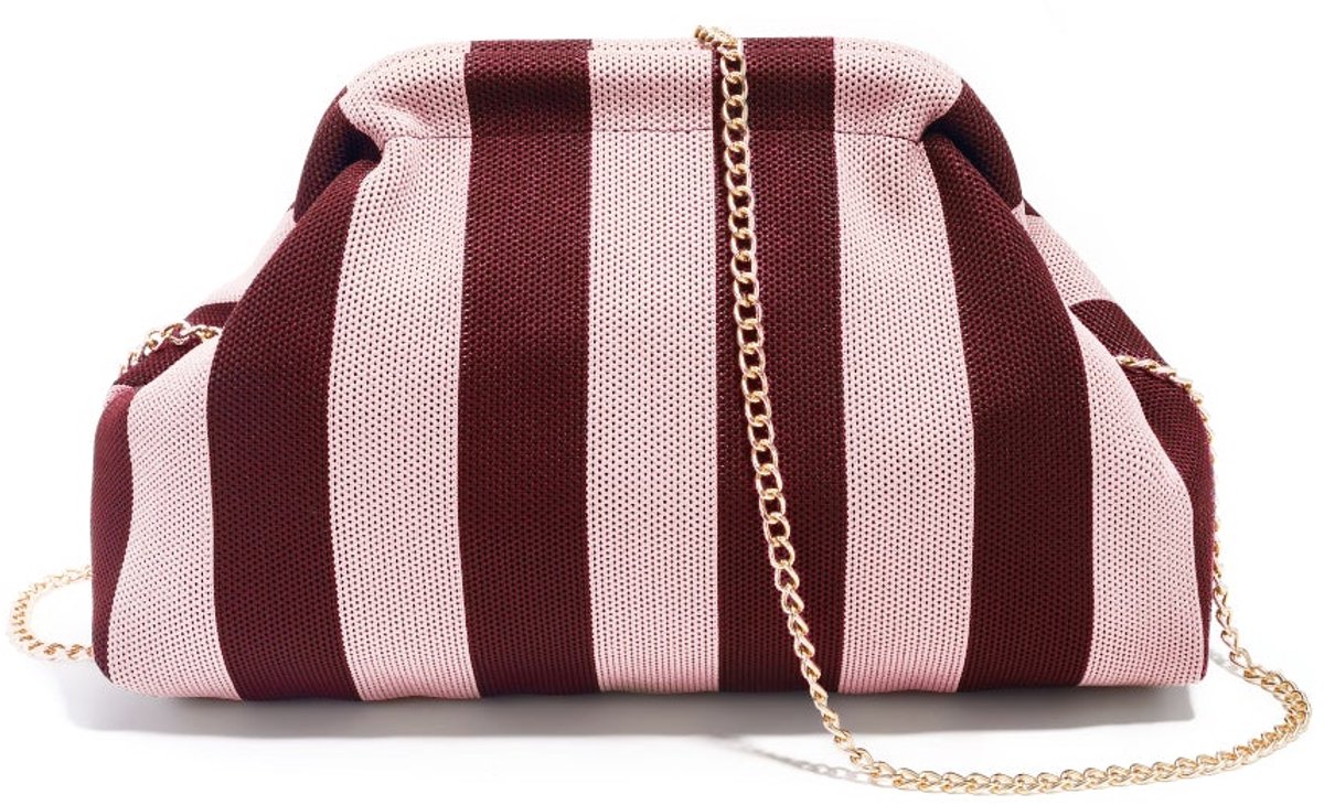 Tess - Crossbodytas met Strepen - Polyester - - Roze