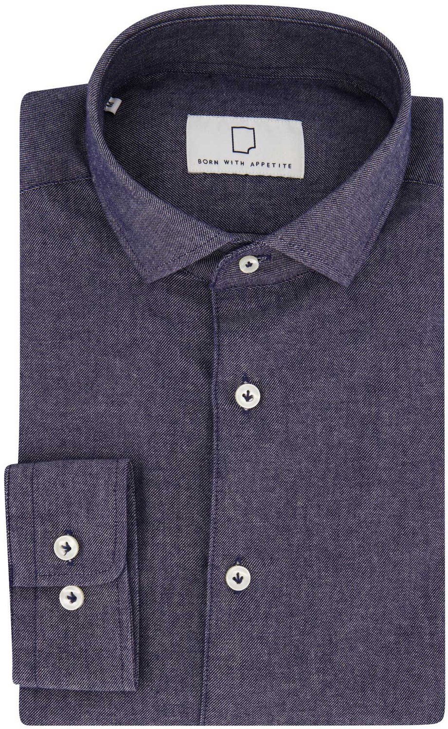 Born With Appetite - BWA26307WY16 - WYATT fake indigo shirt WS ls