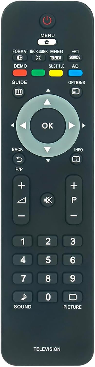 afstandsbediening vervanging - geschikt voor Philips LCD TV - lichtgewicht en ergonomisch - eenvoudig te gebruiken - ServiceTopper