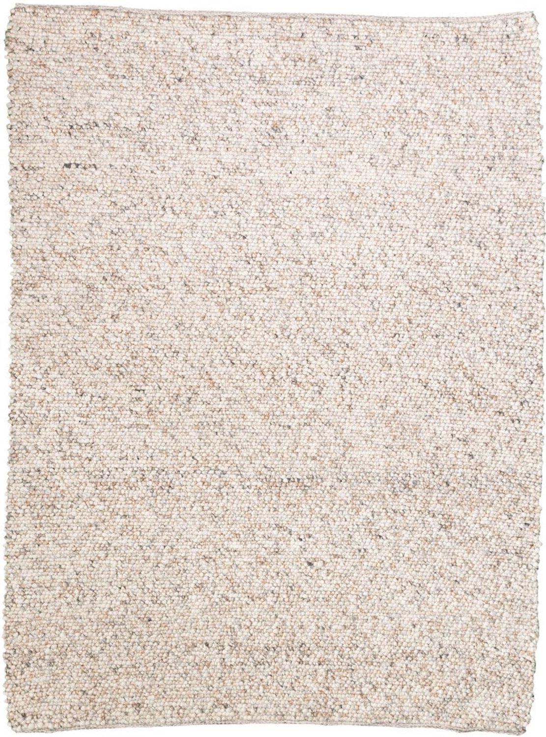 Studio Clarice Wollen vloerkleed - Oliver Beige | Bolletjes vloerkleed - 160x230cm