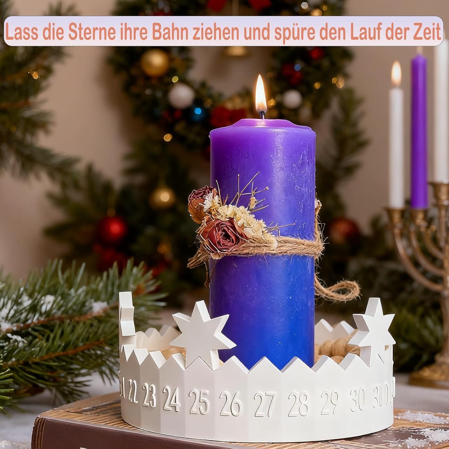 Gietvormen adventskrans set - siliconen - voor adventskalender - creatief decoreren m-winkel - m-winkel – foto 7