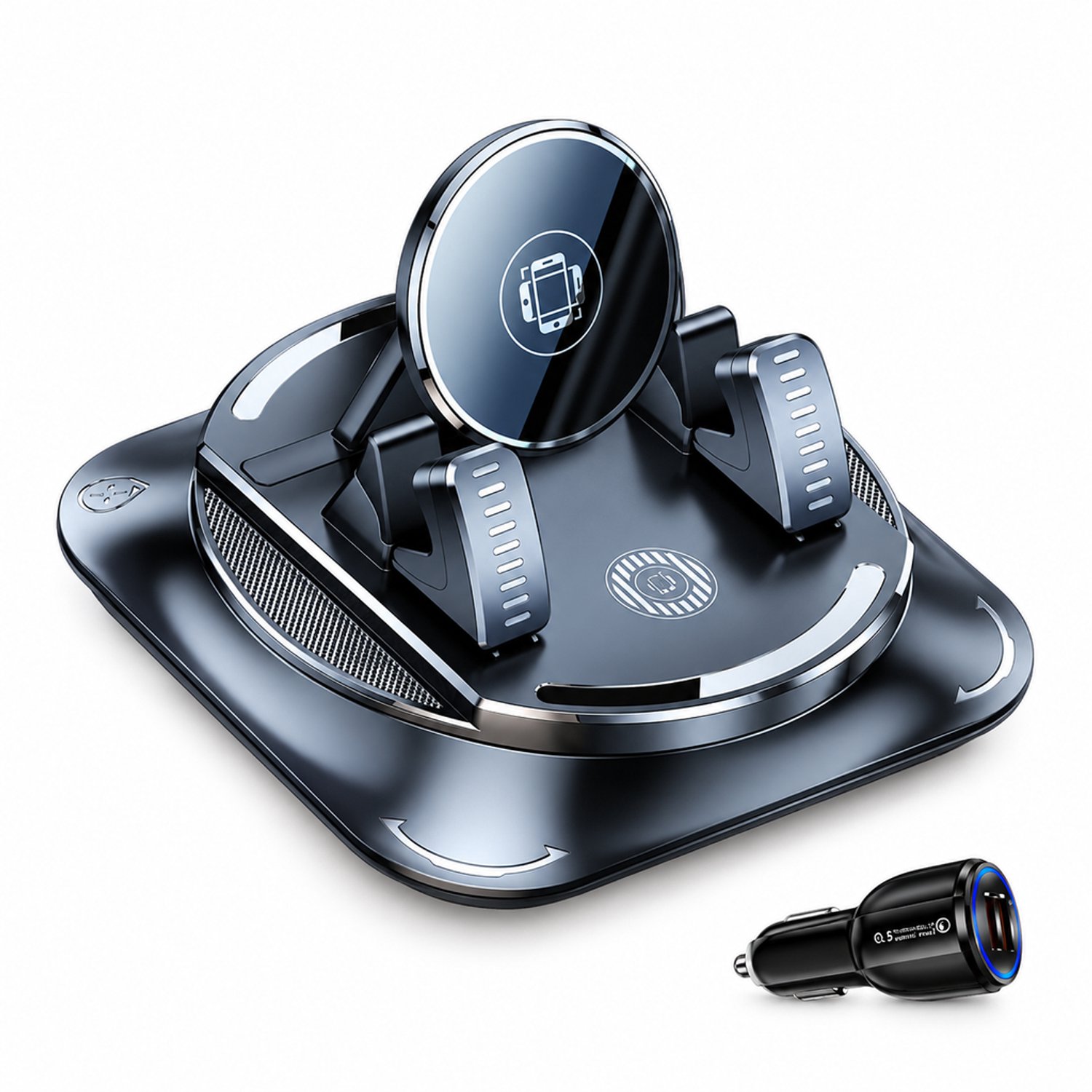 Telefoonhouders auto – dashboardhouder met autolader