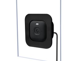 Set van 2 raamhouders, uitsluitend compatibel met de Blink Mini 2K+ Indoor Cam, voor eenvoudige beglazing aan ramen/deuren, zwart