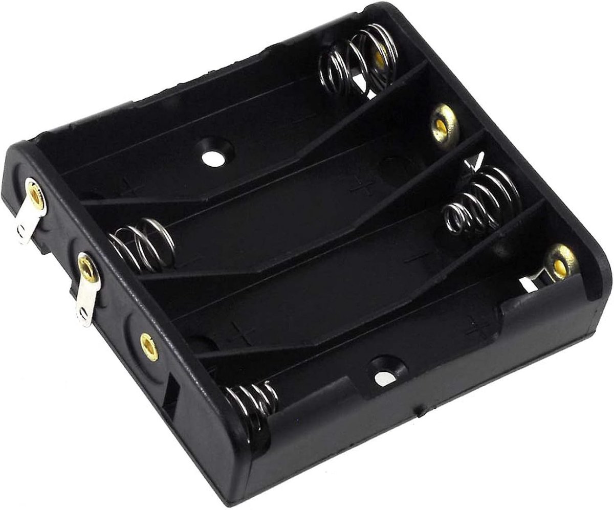 Batterijhouder voor 4x Micro/AAA Batterij met soldeerpunten