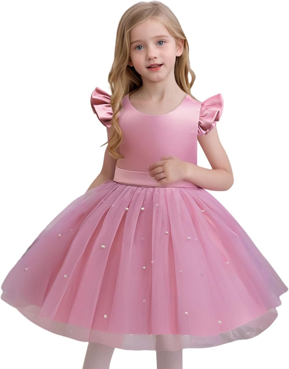 Jurk voor meisjes, ceremonie, chiffon, avond, bruiloft, bruidsmeisje, prinses, elegant, party, verjaardag, kinderkleding, chic, A71