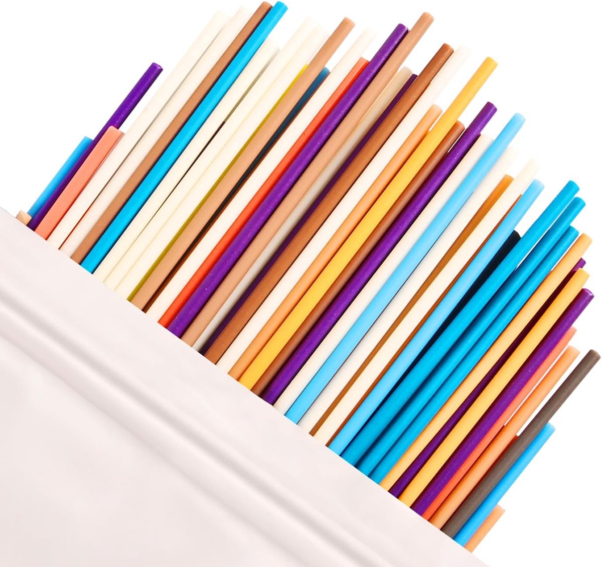 300 stuks 3D Doodler pen navulverpakkingen, 30 kleuren 3D Doodler Pen navullingen compatibel met 3Doodler Start + Pen, 2,5 mm PCL lage druktemperatuur 3D-pen navulset printpen filament