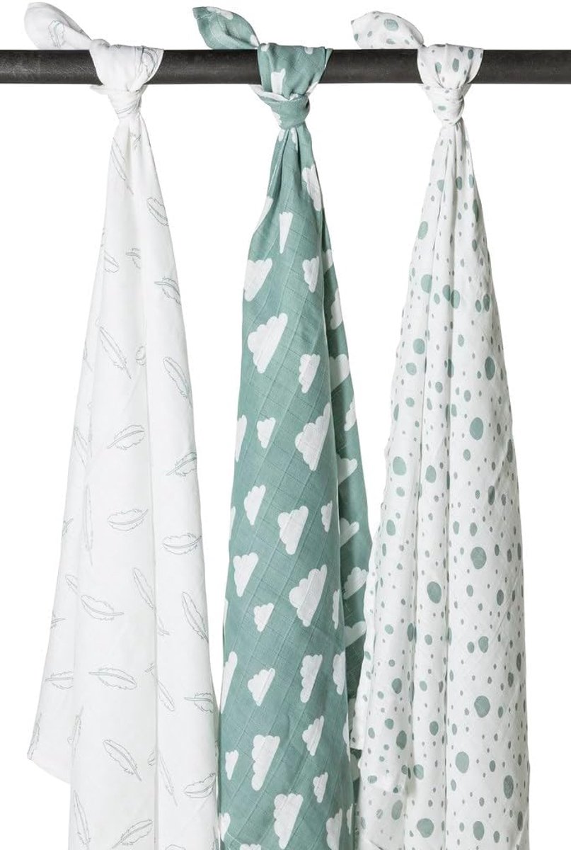 Hydrofiele swaddles 3-pack