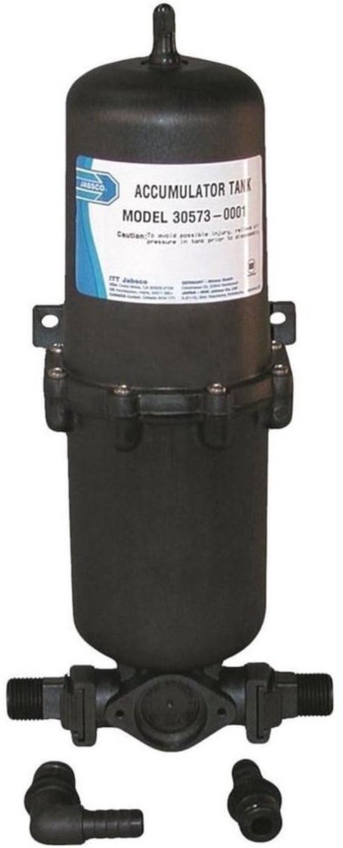 Drukvat 1,0ltr met balg voor drinkwaterpomp