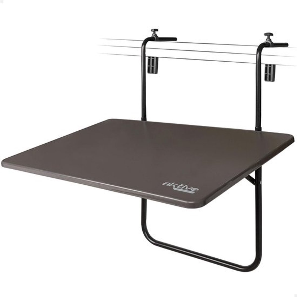 Klaptafel voor Balkon of Tuin - Multipositie, Grijs