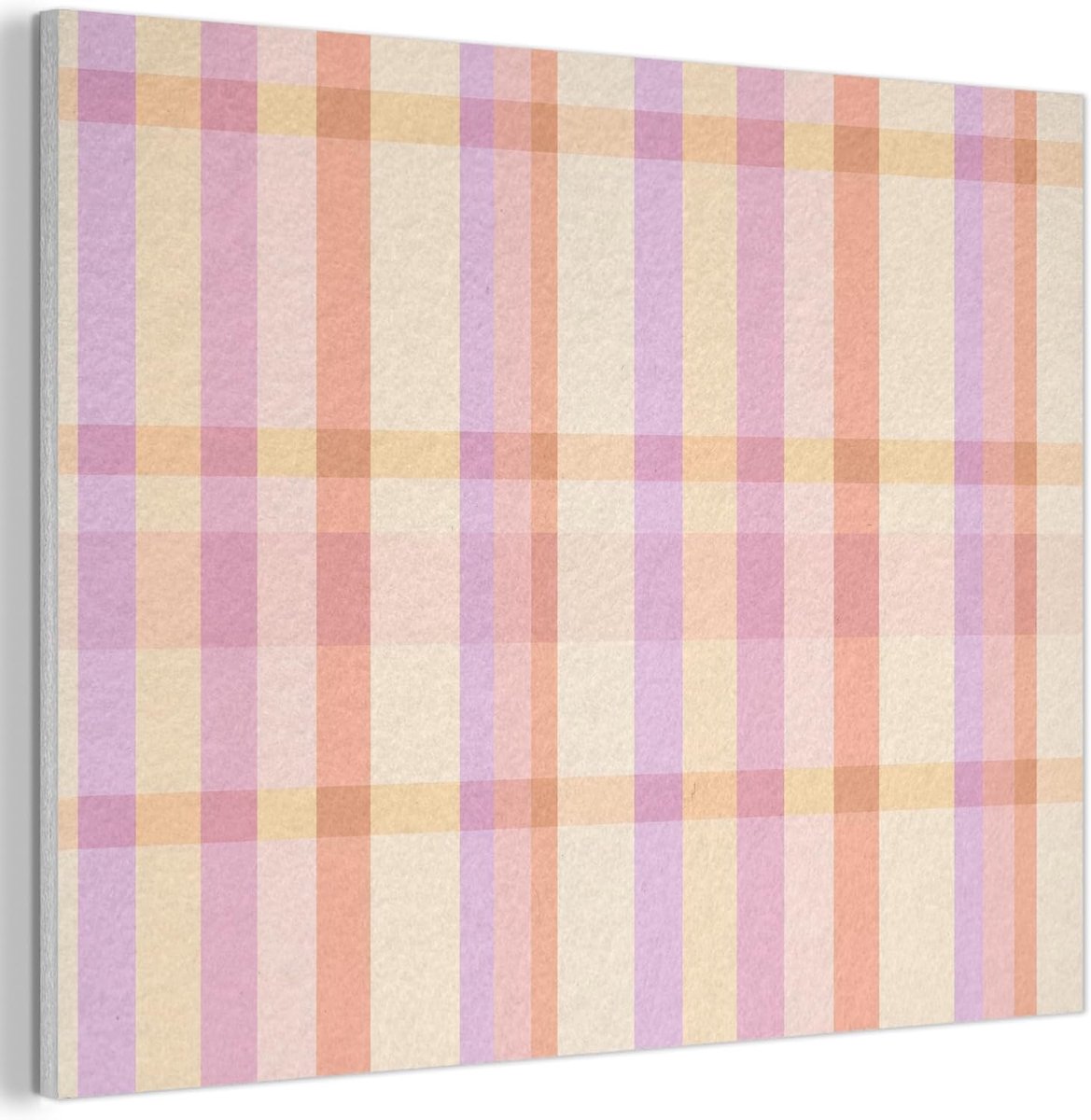 Wanddecoratie 100x70 cm Akoestische Wandpanelen Vilt Panelen Geluidsisolatie Woonkamer Room Decor Kamer Decoratie Home Accessories Pastel - uitpatroon - Geometrisch