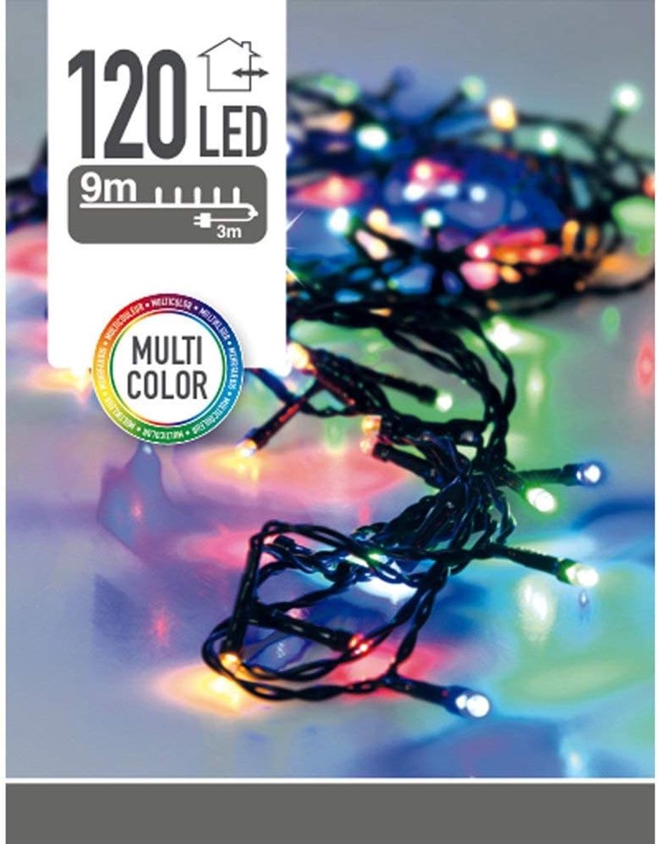 - 120 LED's - 9 meter - multicolor