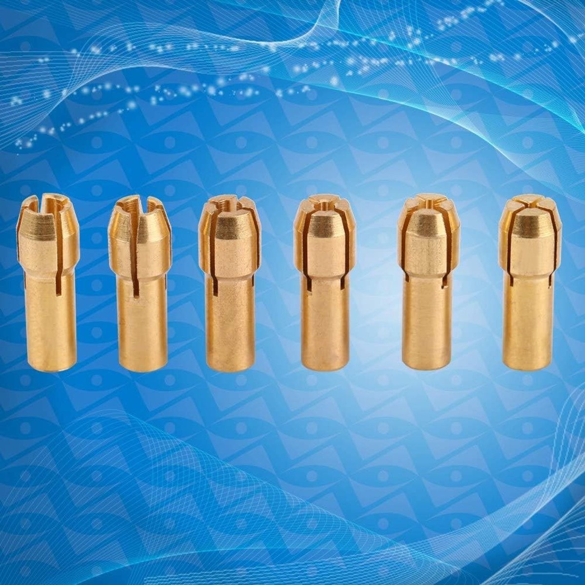 6 Stuks Collet Sleeves voor Rotatietools met Grip Capaciteit 1mm tot 3.2mm en M8 0.75 Accessoires
