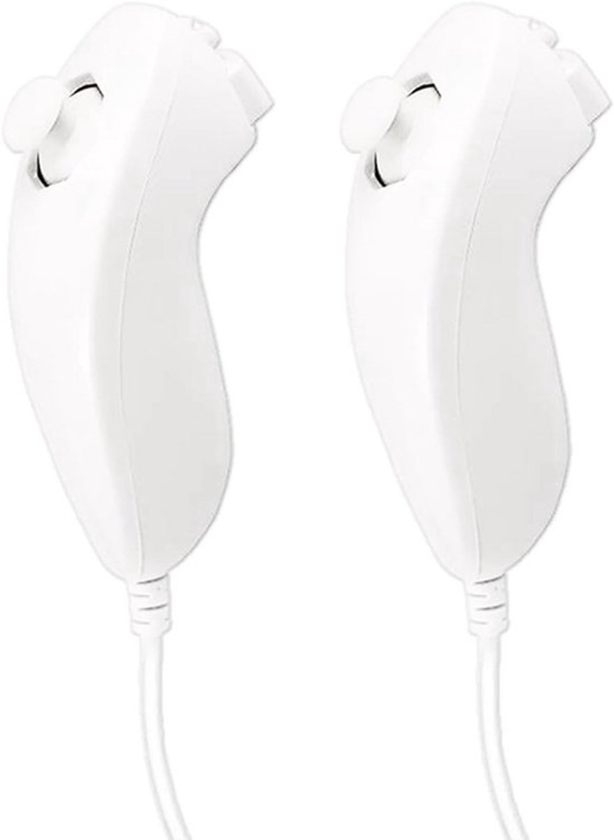 Wii Nunchuk Controller Set (2 stuks) - Wit
