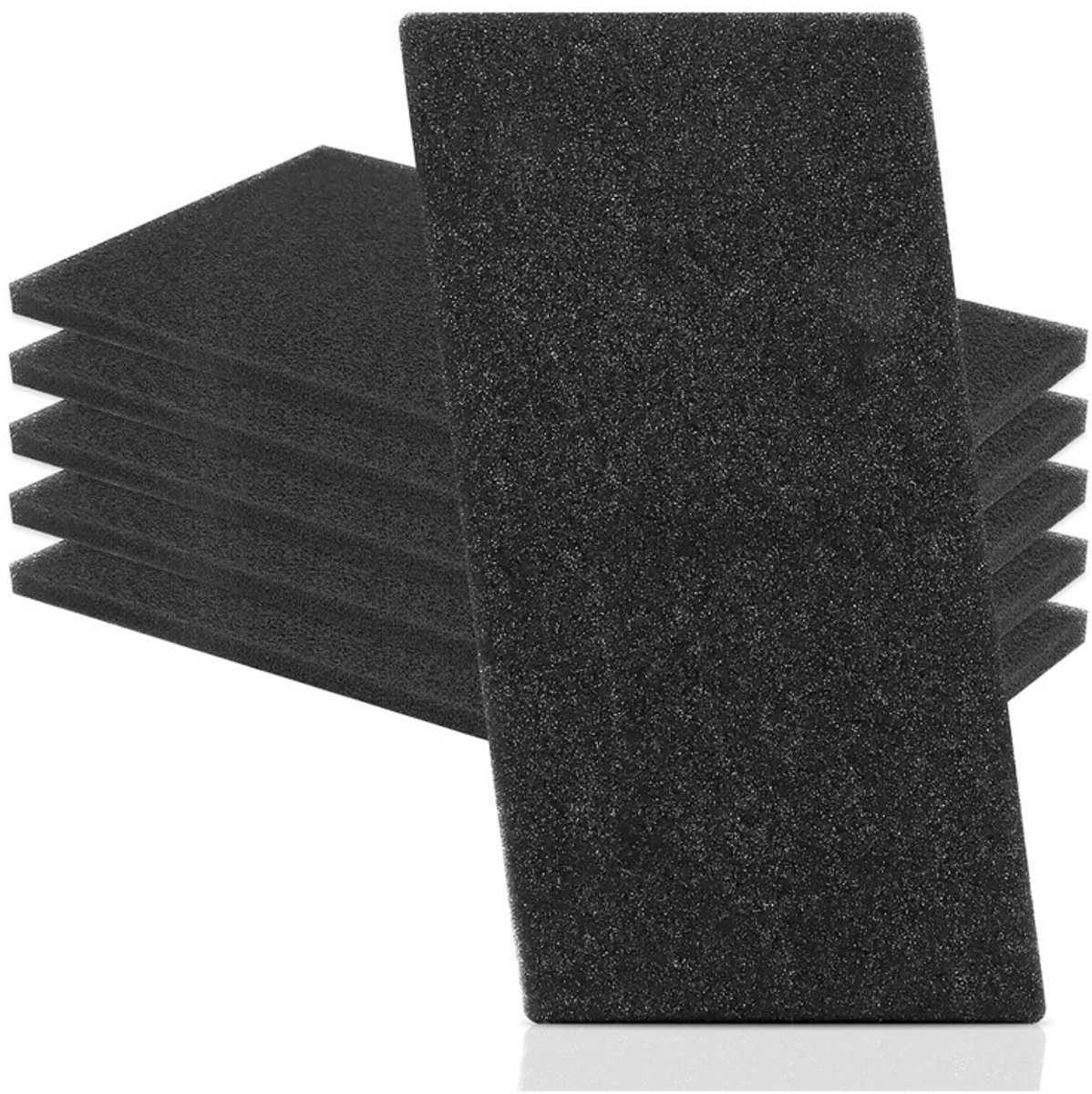 Geschikt voor Bauknecht Whirlpool HX 481010354757 - Accessoire voor wasdrogerfilter met spons - Verpakking van 10 wasdrogerfiltersponzen -