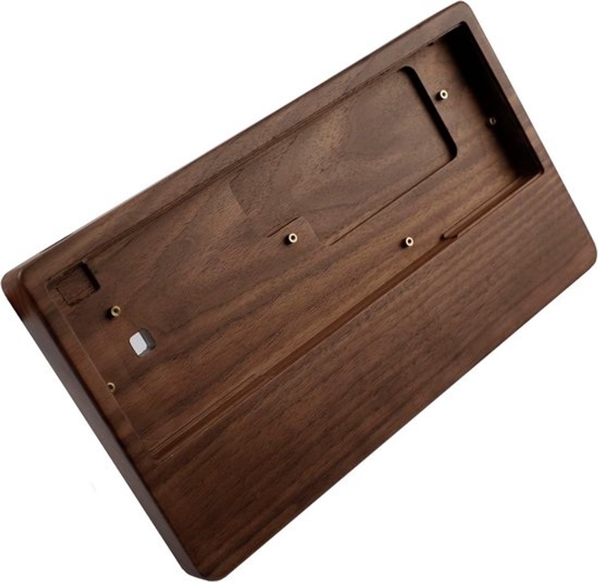 60% Mini Mechanisch Toetsenbord Houten Behuizing met Polssteun, Compatibel met Pok3r DZ60 YD60MQ XD64