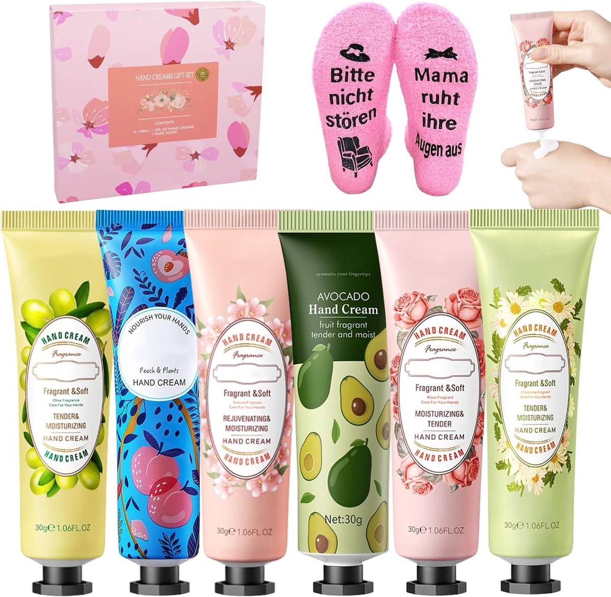 Kerstcadeaus voor vrouwen: 6 handcrèmes en knuffelsokken voor vriendin, moeder, verjaardag en jubileum