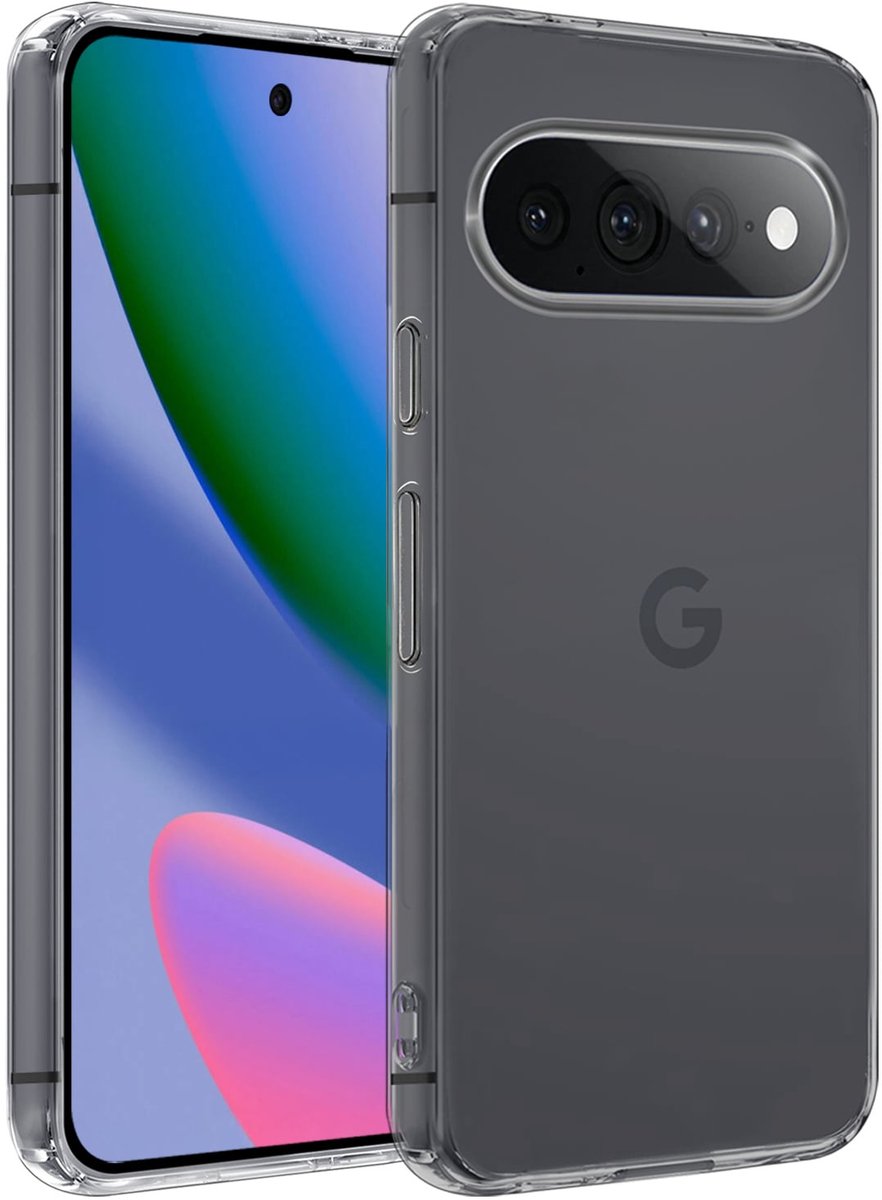 Hoesje - Geschikt voor Google Pixel 11 Pro XL - Sterk & Shockproof - Siliconen Case - Hoes Cover - Telefoonhoes - Transparant