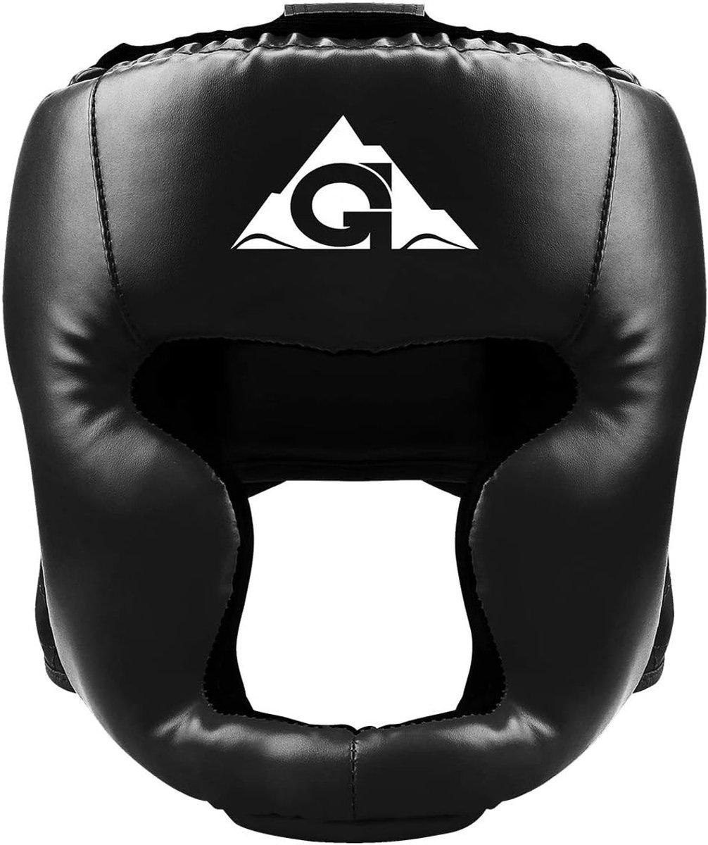 Volwassen Bokskap voor Training en Sparring, Kunstleer, Geschikt voor Kickboksen, MMA, Muay Thai en Karate, Maat L, Zwart