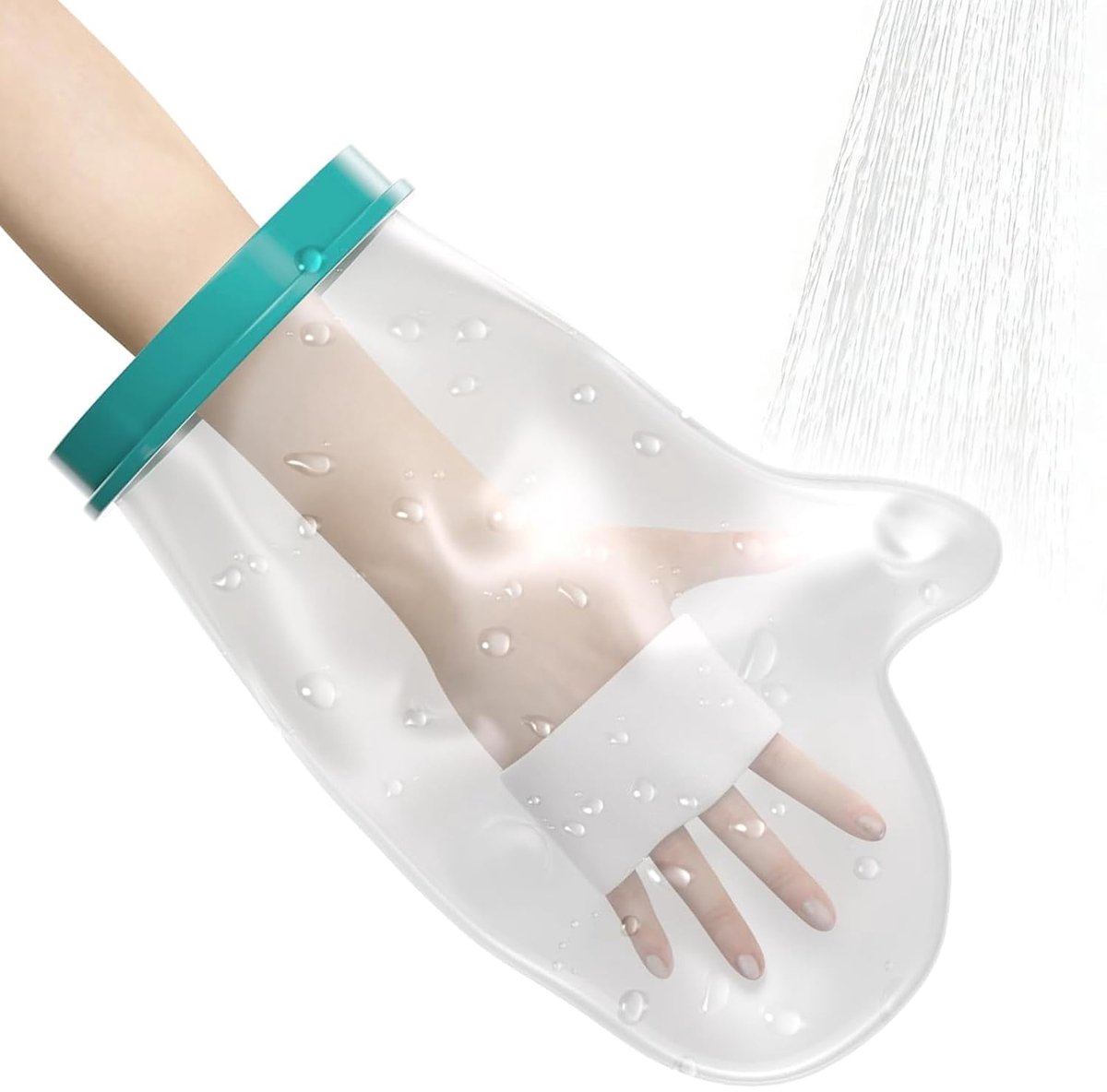 Handgipsbescherming voor volwassenen voor douche, bad, herbruikbare gips en verbandbescherming, waterdichte beschermhoes voor gebroken handen, vingers en polsen, duurzaam