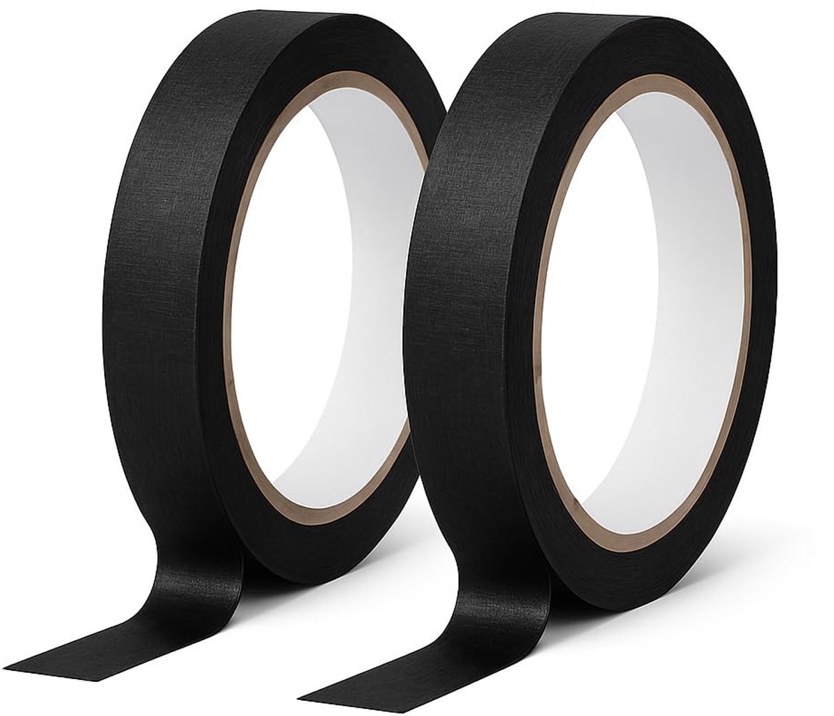 48 mm x 50 m premium crêpepapier afdektape voor schilderen, Ha
