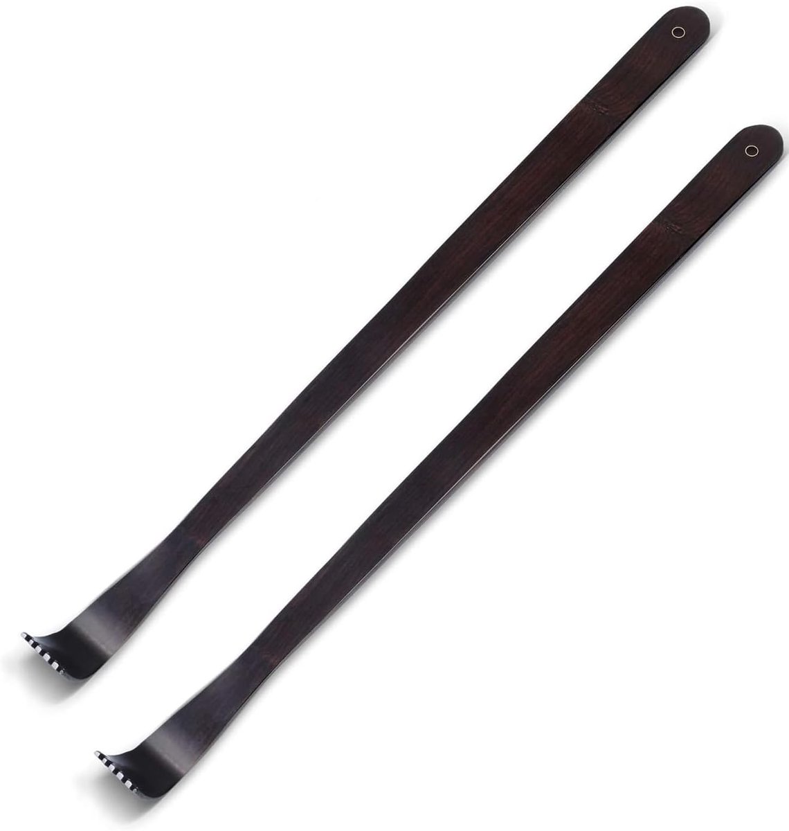 2 stuks klittenbandbekken van hout, voor ontspanning van het lichaam, lange klittenbandsluiting, onmiddellijke verlichting van jeuk