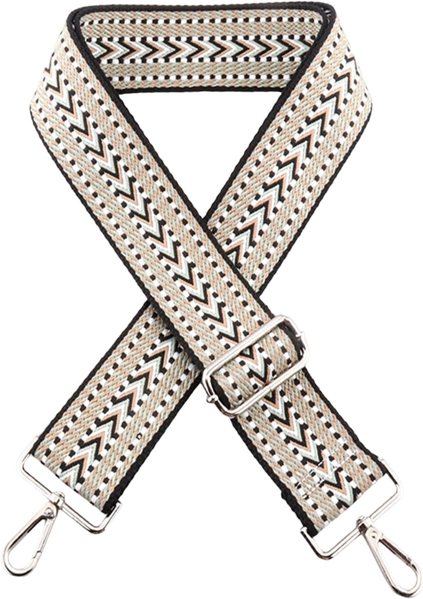 kaki Schouderbanden, Draagtas met Schouderband, Breedte Schouderband 5 cm Verstelbare lengte 75-145 cm, voor Brede Schouderriem tas, Handtas Brede Schouderriem