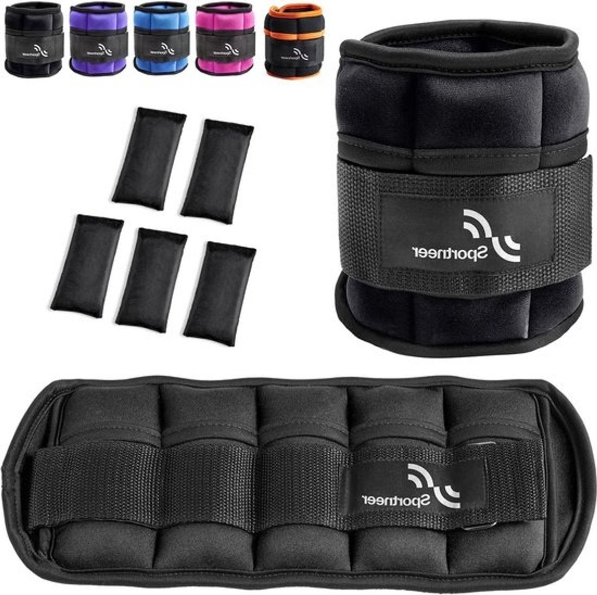 Verstelbare enkelgewichten - 023 kg tot 09 kg - enkelgewichten voor krachttraining